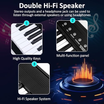 88 Key Electronic Digital Piano - Perfect for Beginners and Pros