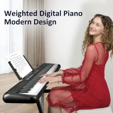 88 Key Electronic Digital Piano - Perfect for Beginners and Pros