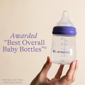 Lansinoh Anti-Colic Baby Bottles for Easy Transition