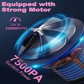 vioview Car Cleaning Detailing Kit Interior Cleaner, 14Pcs Car Cleaning Supplies with High Power Portable Car Vacuum Cleaner, Detailing Brush Set, Windshield Cleaner, Pink Car Accessories for Women