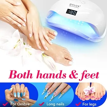 OVLUX UV LED Nail Lamp 180W for Pro Nail Drying