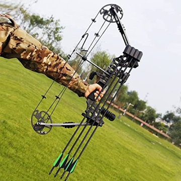The7boX Compound Bow Set with Adjustable Features for All Levels