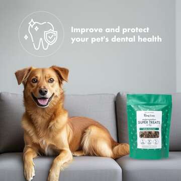 King Lou Pets - Whole Duck Feet for Dogs - Dehydrated Duck Dog Treats - USA-Made Dental Treats for Dogs - Collagen, Glucosamine, Chondroitin for Hip and Joint Health - 10 Count