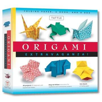 Origami Extravaganza! Folding Paper, a Book, and a Box: Origami Kit Includes Origami Book, 38 Fun Pr...