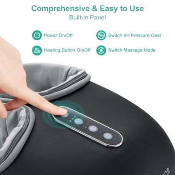 Medcursor Foot Massager - Deep Kneading with Heat for Pain Relief