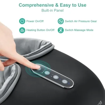 Medcursor Foot Massager - Deep Kneading with Heat for Pain Relief