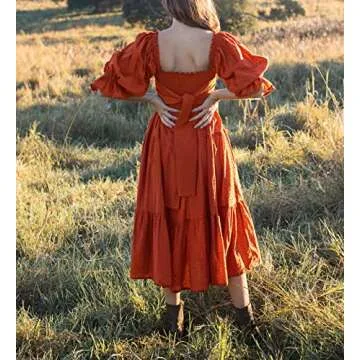 Stylish R.Vivimos Boho Midi Dress for Summer Chic