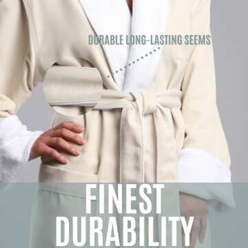 MONARCH Microfiber Bath Robe - Super Soft & Durable