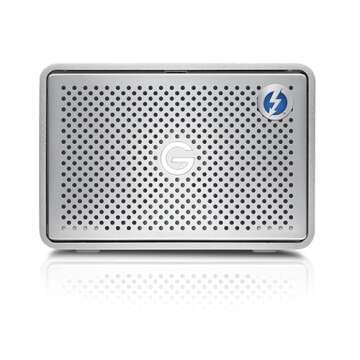G-Technology 8TB G-RAID with Thunderbolt 2 and USB 3.0, Removable Dual Drive Storage System, Silver - 0G04085-1