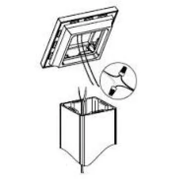 AZEK Lighted Post Cap - Black 5.5" x 5.5" for Elegance