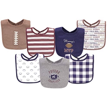Hudson Baby Unisex 100% Cotton Bibs - Stylish, Absorbent and Durable
