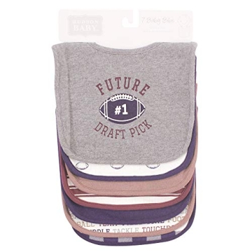 Hudson Baby Unisex Cotton Bibs - Stylish & Absorbent