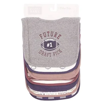 Hudson Baby Unisex Cotton Bibs - Stylish & Absorbent