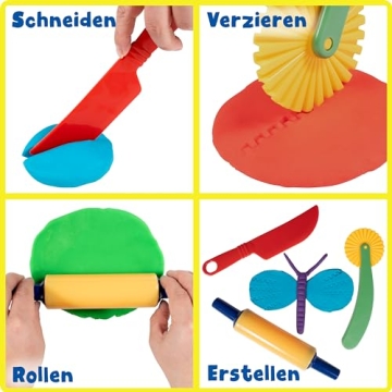 READY 2 LEARN Dough Tools Set for Creative Kids