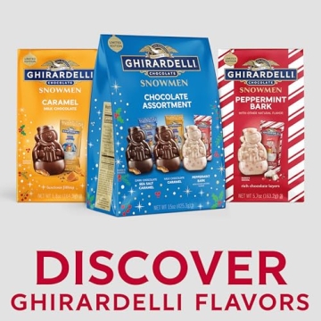 GHIRARDELLI Chocolate Snowmen Assortment 15 oz Bag