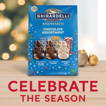 GHIRARDELLI Chocolate Snowmen Assortment 15 oz Bag