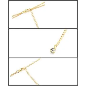 Tornito 6-8Pcs Sexy Belly Waist Chain Bikini Body Chain Summer Beach Body Jewelry Set for Women Gold Tone (A2:6Pcs, Gold Tone)