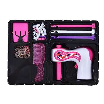 Keenso Electric Hair Braider Kit for Kids DIY Styling