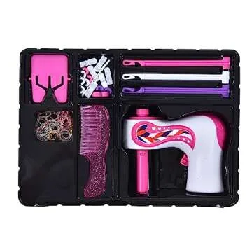 Keenso Electric Hair Braider Kit for Kids DIY Styling