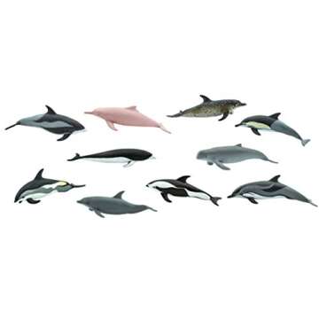 Safari Ltd Dolphin TOOB - 10 Educational Miniature Dolphins