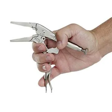 IRWIN Long Nose Locking Pliers with Wire Cutters - 6 Inch