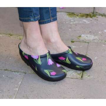 Sloggers Waterproof Garden Clogs for Women – Traditional Garden Clogs with Premium Comfort Support...