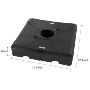 PURPLE LEAF Offset Umbrella Base PL209UM for Stability