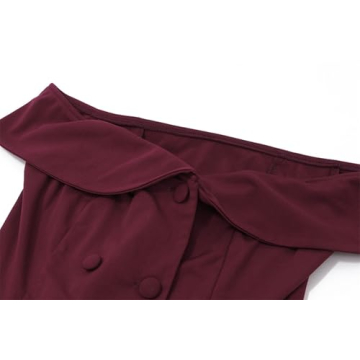 Bosloga Off-Shoulder Blazer & Mini Skirt Set for Women