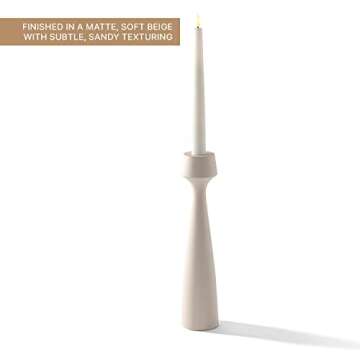 Tall Modern Candle Holders for Taper Candles - Chic Design