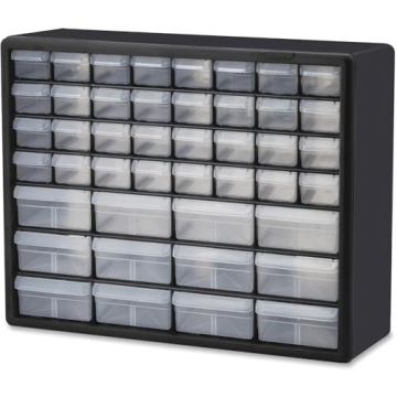 Akro-Mils 10144 44-Drawer Plastic Drawer Storage Cabinet for Garage Organization, Bead Organizer, Le...