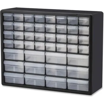 Akro-Mils 10144 44-Drawer Plastic Drawer Storage Cabinet for Garage Organization, Bead Organizer, Le...