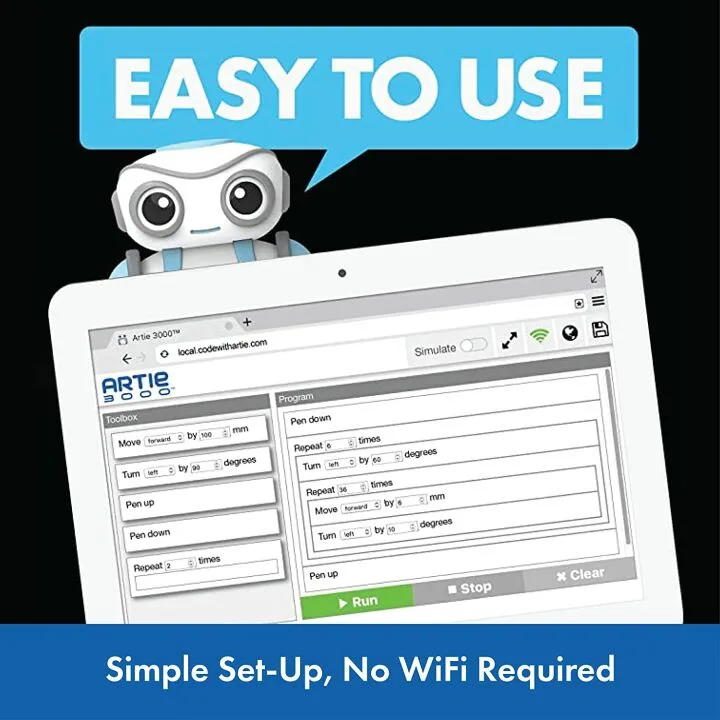 Artie 3000 Coding & Drawing Robot - STEM Toy for Kids