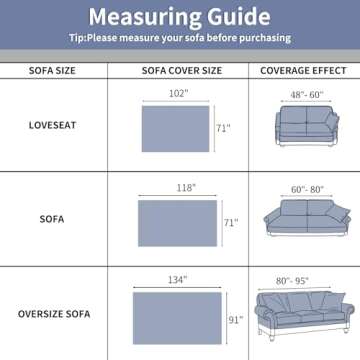 Dusty Blue Sofa Blanket Washable Couch Cover Geometrical Woven Jacquard Sofa Cover Blanket with Tass...