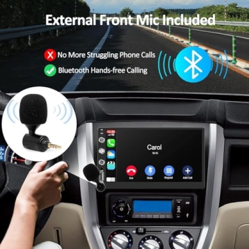 2024 Upgraded 7" Carplay Touchscreen for Easy Connectivity