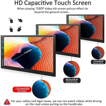 2024 Upgraded 7" Carplay Touchscreen for Easy Connectivity