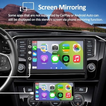 2024 Upgraded 7" Carplay Touchscreen for Easy Connectivity