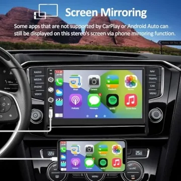 2024 Upgraded 7" Carplay Touchscreen for Easy Connectivity