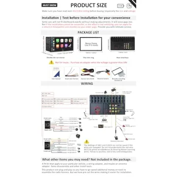 2024 Upgraded 7" Carplay Touchscreen for Easy Connectivity