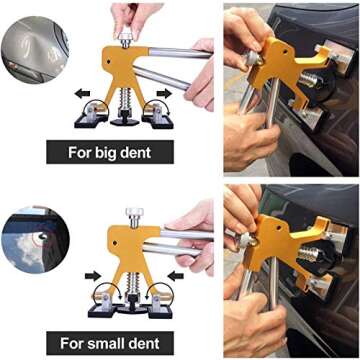 GLISTON 45pcs Paintless Dent Repair Tool Kit - Versatile & Effective Solutions