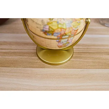 Annova Mini Antique Globe - Compact and Educational 4-Inch Antique Decor