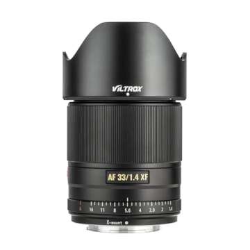 VILTROX 33mm F1.4 fujifilm X Mount f/1.4 XF AF Auto Focus Lens for Fujifilm Fuji X-Mount Camera X-T3 X-T2 X-H1 X20 X-T30 X-T20