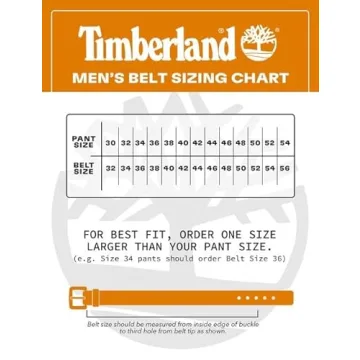 Timberland Men's Reversible Leather Belt for Big and Tall