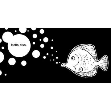 Hello, Ocean Friends: A Black-and-White Board Book for Babies That Helps Visual Development (High-Co...