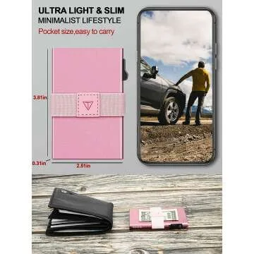 TOYFID Minimalist Card Wallet - RFID Blocking, Ultralight