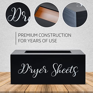 Rustic Dryer Sheet Dispenser for Stylish Laundry Rooms
