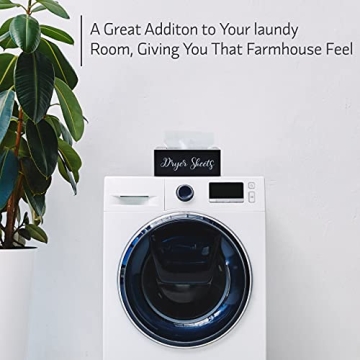 Rustic Dryer Sheet Dispenser for Stylish Laundry Rooms