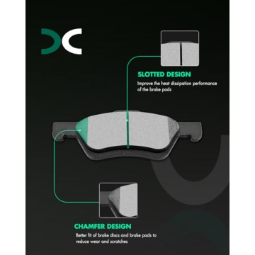 SCITOO Ceramic Brake Pads Kits for Reliable Braking Performance for Ford and Mazda