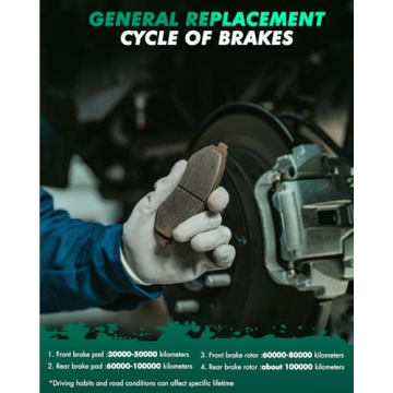 SCITOO Ceramic Brake Pads Kit for Ford Escape & More