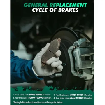 SCITOO Ceramic Brake Pads Kit for Ford Escape & More