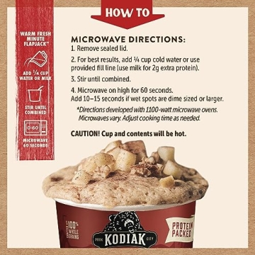 Kodiak Cakes Pancake Mix - Cinnamon Maple (Pack of 12)
